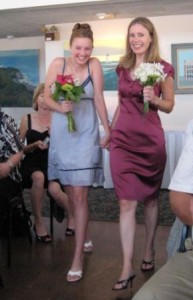 Bridesmaids - Granddaughter Hailey (Mark's daughter) and Ann's sister